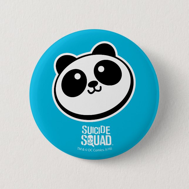 Suicide Squad | Panda Purveyors Logo 6 Cm Round Badge (Front)