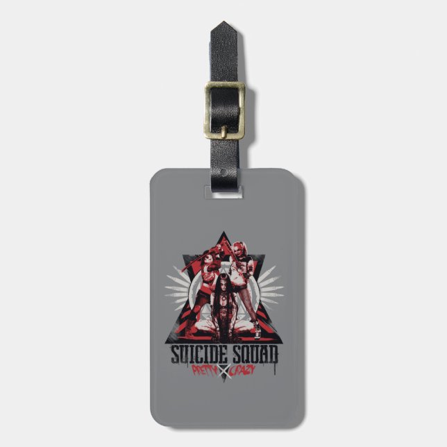 Suicide Squad | Pretty Crazy Squad Girls Luggage Tag (Front Vertical)