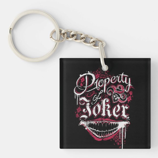 Suicide Squad | Property of Joker Key Ring (Front)