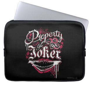 Suicide Squad   Property of Joker Laptop Sleeve