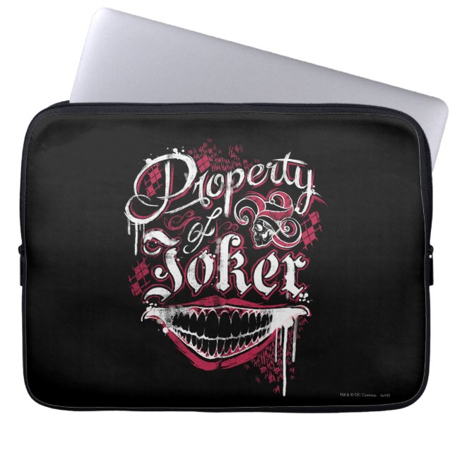 Suicide Squad | Property of Joker Laptop Sleeve (Front)