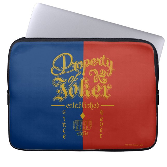 Suicide Squad | Puddin Freaky Laptop Sleeve (Front)