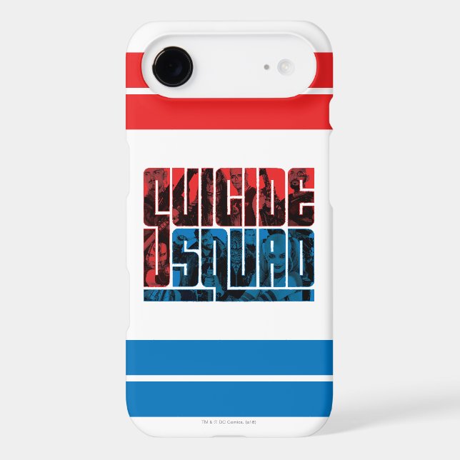 Suicide Squad | Red and Blue Logo Case-Mate iPhone Case (Back)