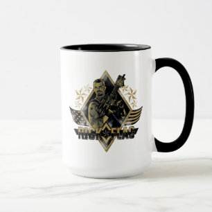Suicide Squad   Rick Flag Badge Mug
