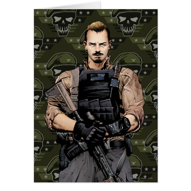 Suicide Squad | Rick Flag Comic Book Art (Front)