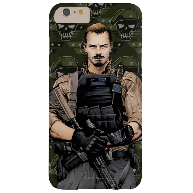 Suicide Squad | Rick Flag Comic Book Art Case-Mate iPhone Case (Back)