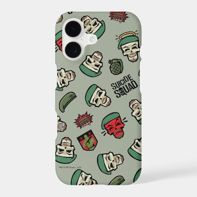 Suicide Squad | Rick Flag Emoji Pattern (Back)
