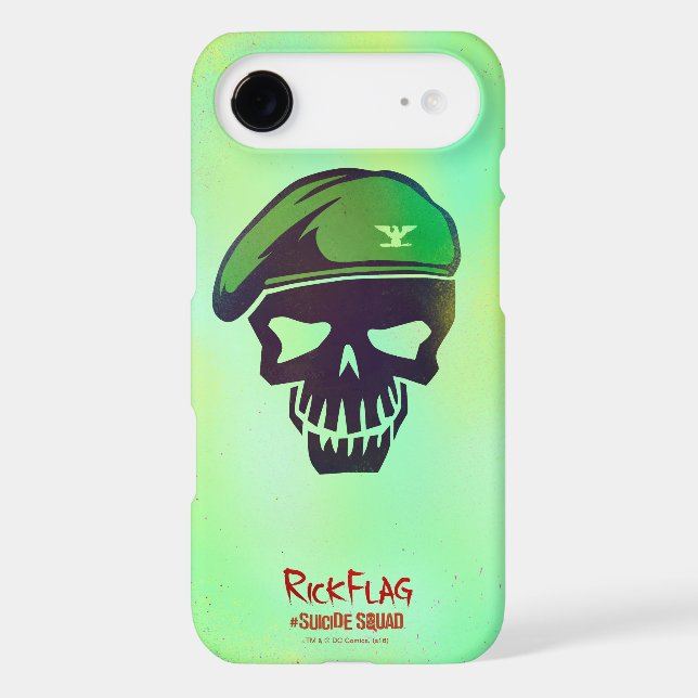 Suicide Squad | Rick Flag Head Icon Case-Mate iPhone Case (Back)