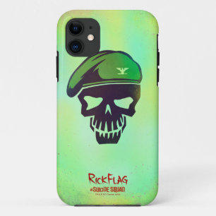 Suicide Squad   Rick Flag Head Icon iPhone 11 Case