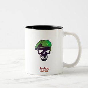 Suicide Squad   Rick Flag Head Icon Two-Tone Coffee Mug
