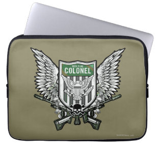 Suicide Squad   Rick Flag Winged Crest Tattoo Art Laptop Sleeve
