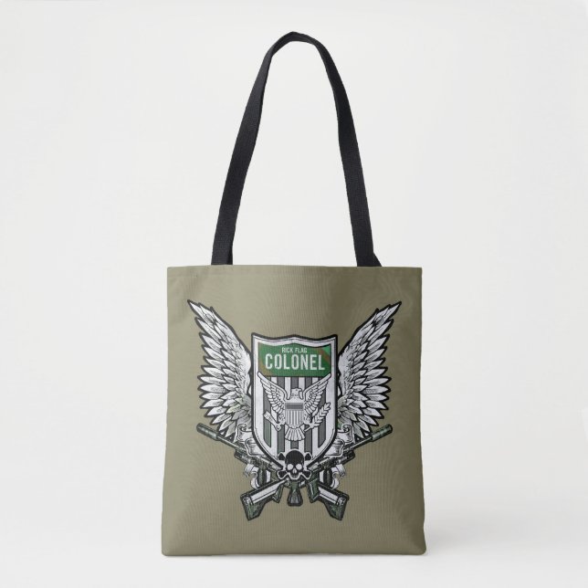 Suicide Squad | Rick Flag Winged Crest Tattoo Art Tote Bag (Front)