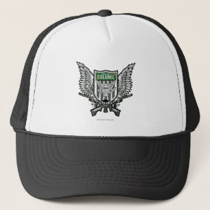Suicide Squad Rick Flag Winged Crest Tattoo Art Trucker Hat