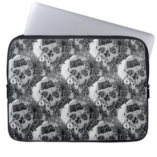 Suicide Squad   Skull Pattern Laptop Sleeve