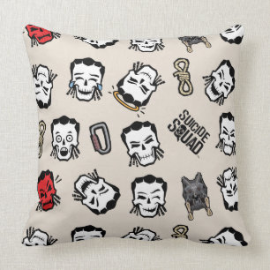Suicide Squad   Slipknot Emoji Pattern Cushion