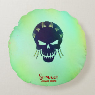 Suicide Squad   Slipknot Head Icon Round Cushion
