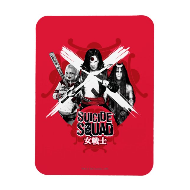 Suicide Squad | Squad Girls "Female Warrior" Magnet (Vertical)