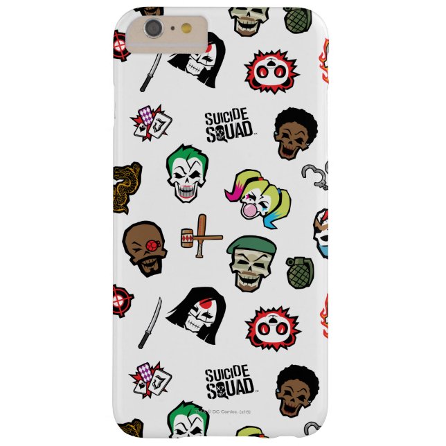 Suicide Squad | Suicide Squad Emoji Pattern Case-Mate iPhone Case (Back)