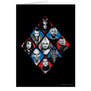 Suicide Squad Task Force X Chequered Diamond
