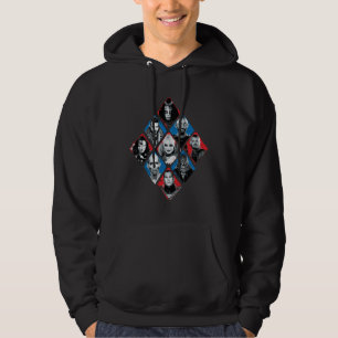 Suicide Squad Task Force X Chequered Diamond Hoodie
