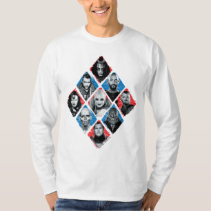 Suicide Squad Task Force X Chequered Diamond T-Shirt