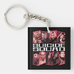 Suicide Squad   Task Force X Group Emblem Key Ring