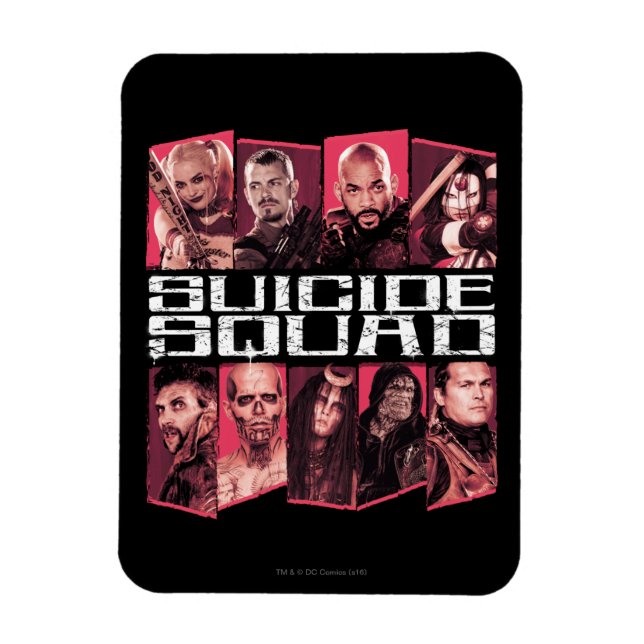 Suicide Squad | Task Force X Group Emblem Magnet (Vertical)