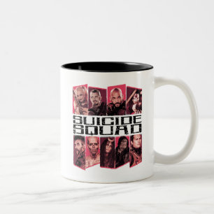 Suicide Squad   Task Force X Group Emblem Two-Tone Coffee Mug