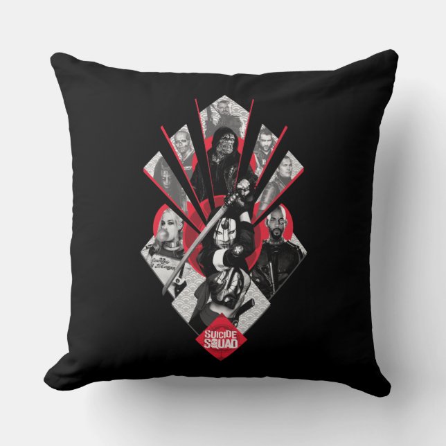 Suicide Squad | Task Force X Japanese Graphic Cushion (Front)