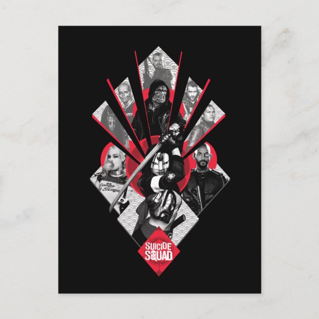 Suicide Squad | Task Force X Japanese Graphic Postcard (Front)