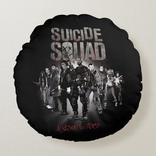 Suicide Squad |Task Force X Lineup Round Cushion (Front)