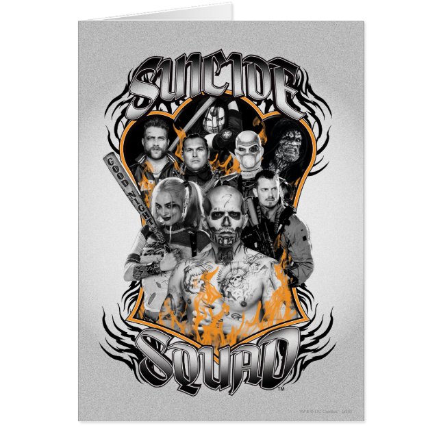 Suicide Squad | Task Force X Tribal Tattoo (Front)