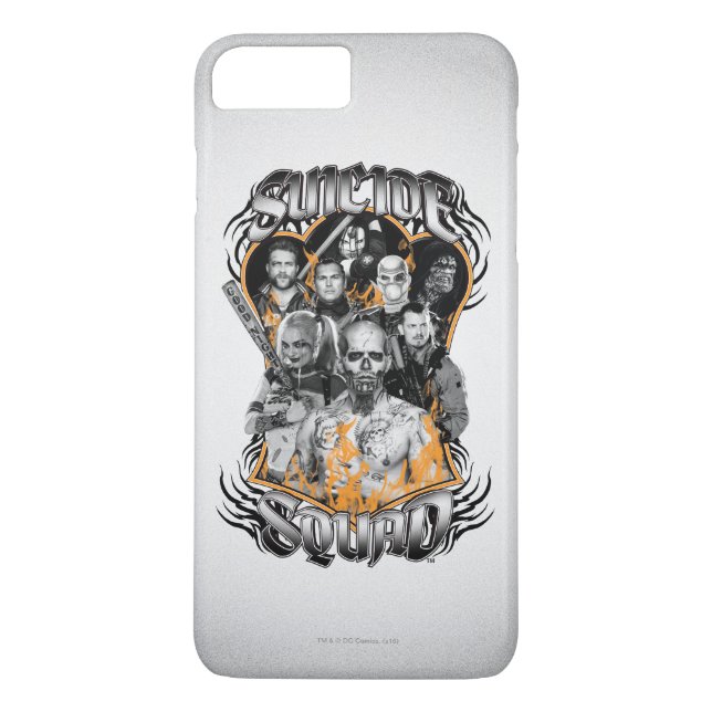 Suicide Squad | Task Force X Tribal Tattoo Case-Mate iPhone Case (Back)