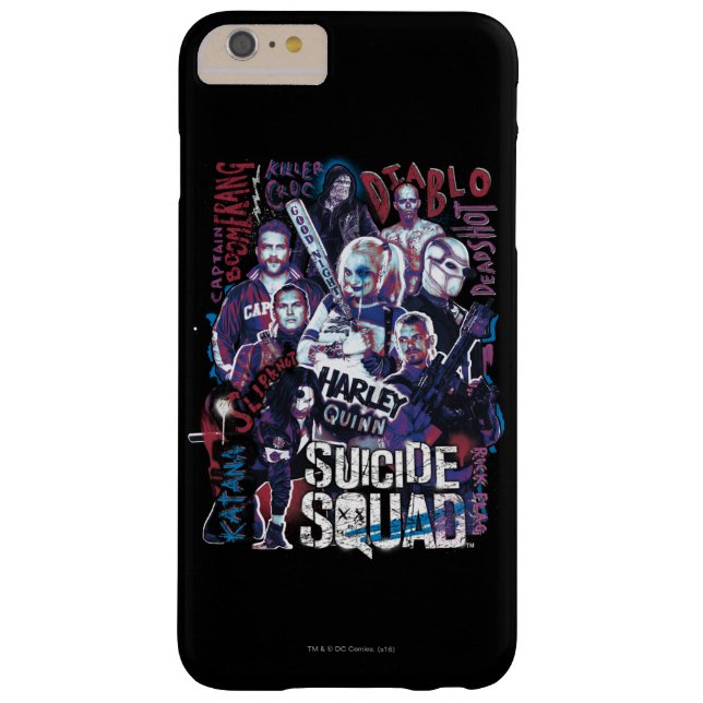 Suicide Squad | Task Force X Typography Photo Case-Mate iPhone Case (Back)
