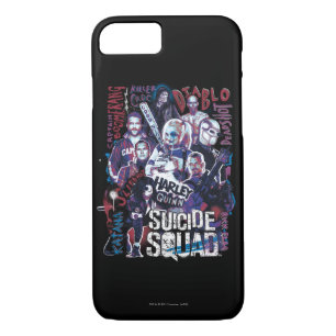 Suicide Squad   Task Force X Typography Photo iPhone 8/7 Case