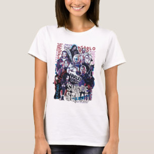 Suicide Squad   Task Force X Typography Photo T-Shirt