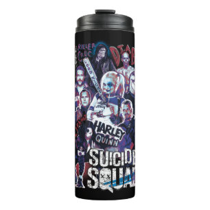 Suicide Squad   Task Force X Typography Photo Thermal Tumbler