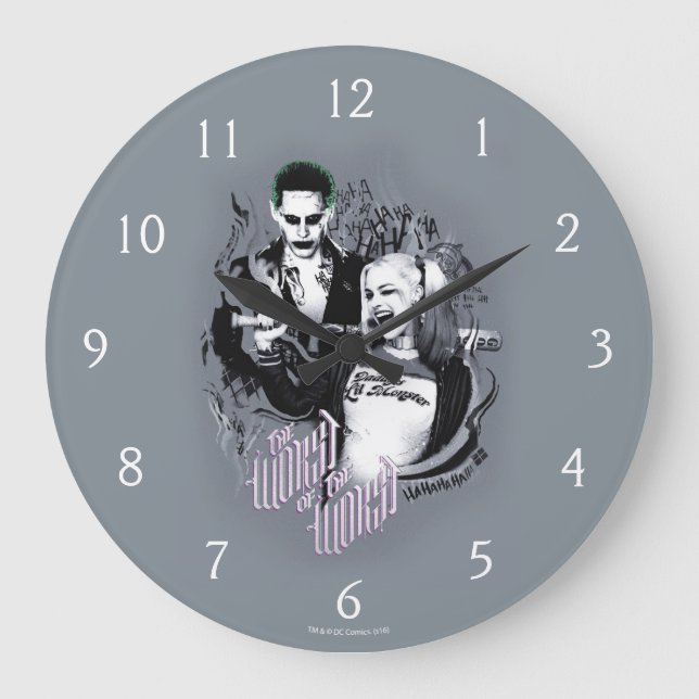 Suicide Squad | The Worst of The Worst Large Clock (Front)
