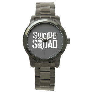 Suicide Squad White Logo Watch