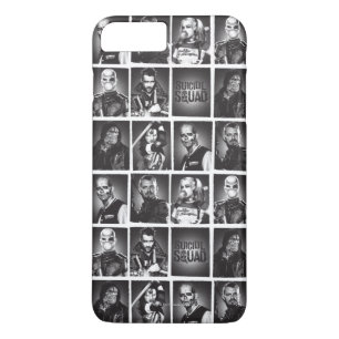Suicide Squad   Yearbook Pattern iPhone 8 Plus/7 Plus Case