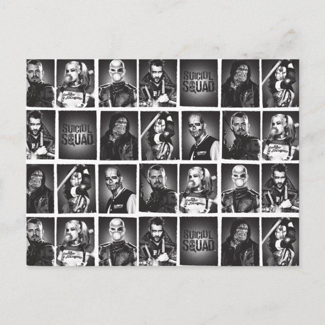 Suicide Squad | Yearbook Pattern Postcard (Front)