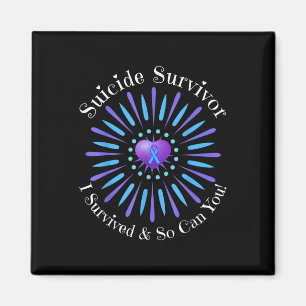 Suicide Survivor I Survived So Can You Men Women H Magnet