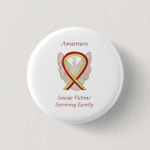 Suicide Victims' Surviving Family Ribbon Pins