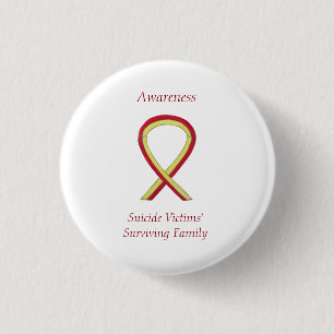 Suicide Victims' Surviving Family Ribbon Pins