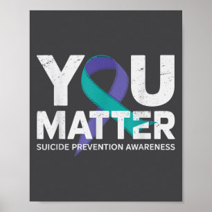 Suicides Prevention Shirts Suicide Awareness  Poster