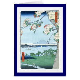 Suijin Shrine Massaki Hiroshige Japanese Fine Art