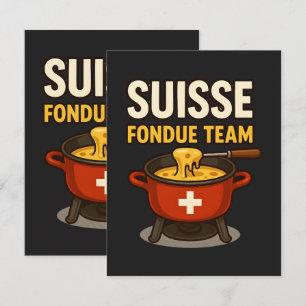 Suisse Fondue Team Announcement