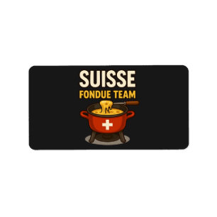 Suisse Fondue Team Label