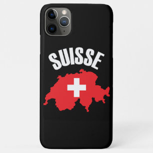 Suisse Switzerland Map Flag iPhone 11 Pro Max Case