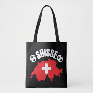 Suisse Switzerland Soccer Tote Bag